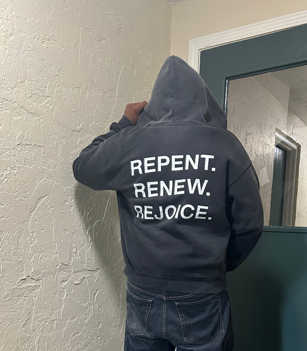 "REPENTANCE" ZIP-UP